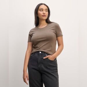 NWT - Everlane Crew Neck Short Sleeve Top - Size M